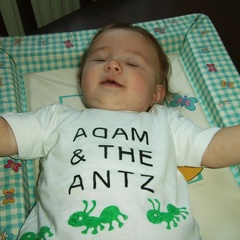 Kelly and her now signed ant-tshirt  
